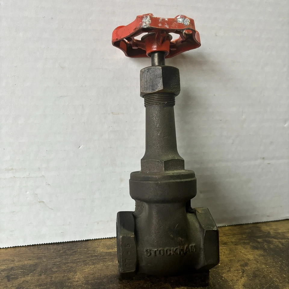 Stockham B-114 1” Bronze Threaded Gate Valve 2-Way 125 Made In USA - Image 4 of 4