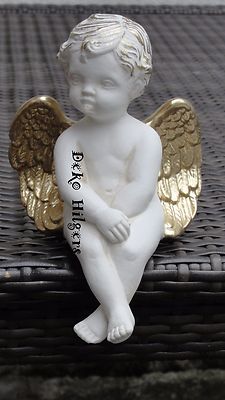 Engel Kantenhocker Grabengel Grabstein Grab Figur Skulptur Gartenfigur 46 Crem G