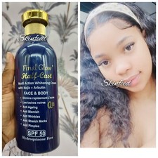 Final Glow H-C multi action whitening body lotion face  body spf50 x 1