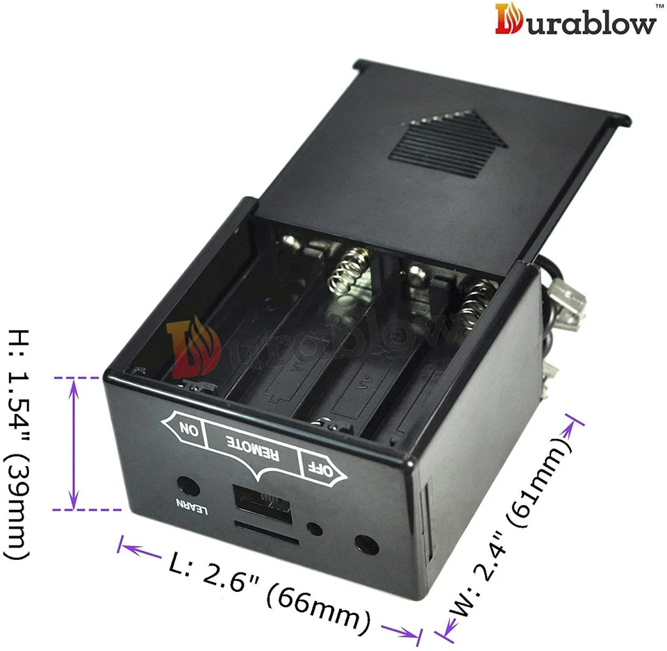 Control remoto de encendido/apagado de chimenea de gas TR1003 + termostato + temporizador para válvula de milivoltios Foto 3 de 4