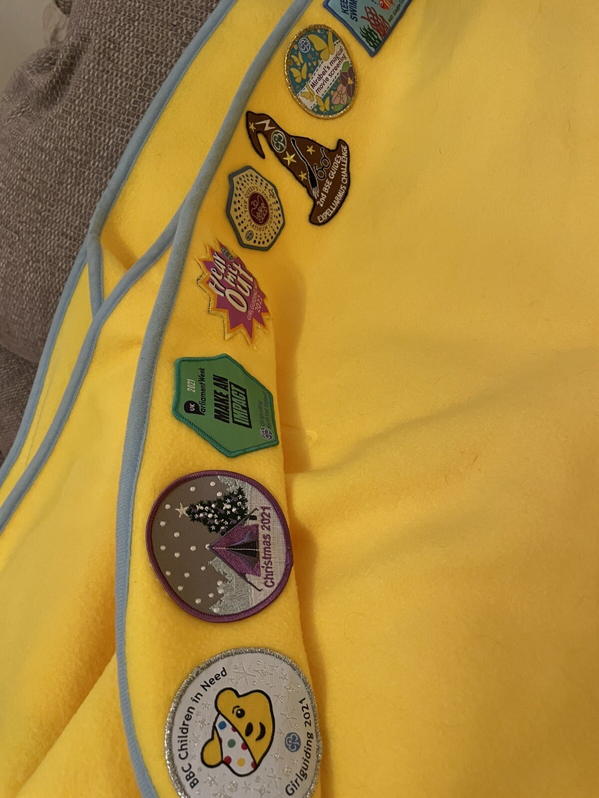 Girlguiding Camp Blanket Brownies With Badges eBay