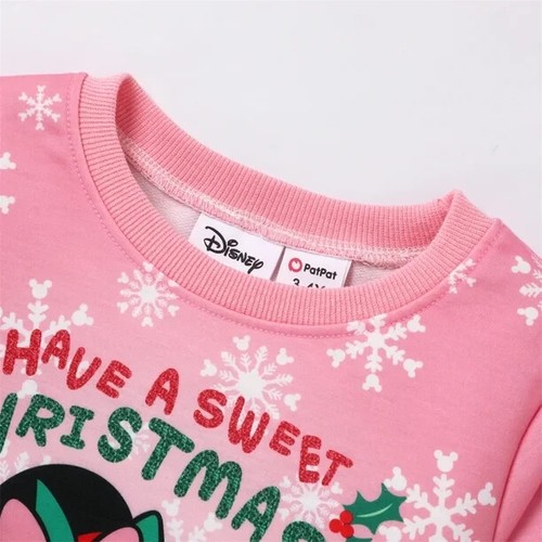 PATPAT Disney Minnie Mouse Toddler Girl 4-5Y Sweatshirt Sweet Christmas Characte - 第 2/3 張圖片