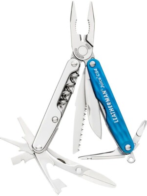 Discontinued Leatherman Juice CS4 Pocket-Size Multi-Tool Columbia Blue USA NIB