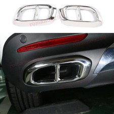 For Mercedes-Benz GLE-Class 2020-2022 Chrome Exhaust Muffler Tip End Pipe Trim