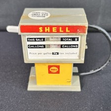 1970's SHELL GAS PETROL PUMP MOTORIZED TOY 70's Untested HONG KONG Buddy L