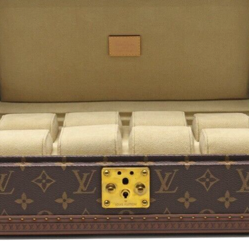 Louis Vuitton Watch Case M47641 Monogram Canvas Coffret 8 Louis Vuitton Watch Case M47641 Monogram Canvas Coffret 8