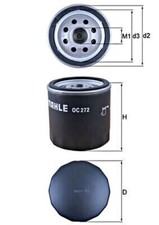 MAHLE Oil Filter For ALFA ROMEO FIAT LANCIA OPEL 145 146 147 155 156 166 650386