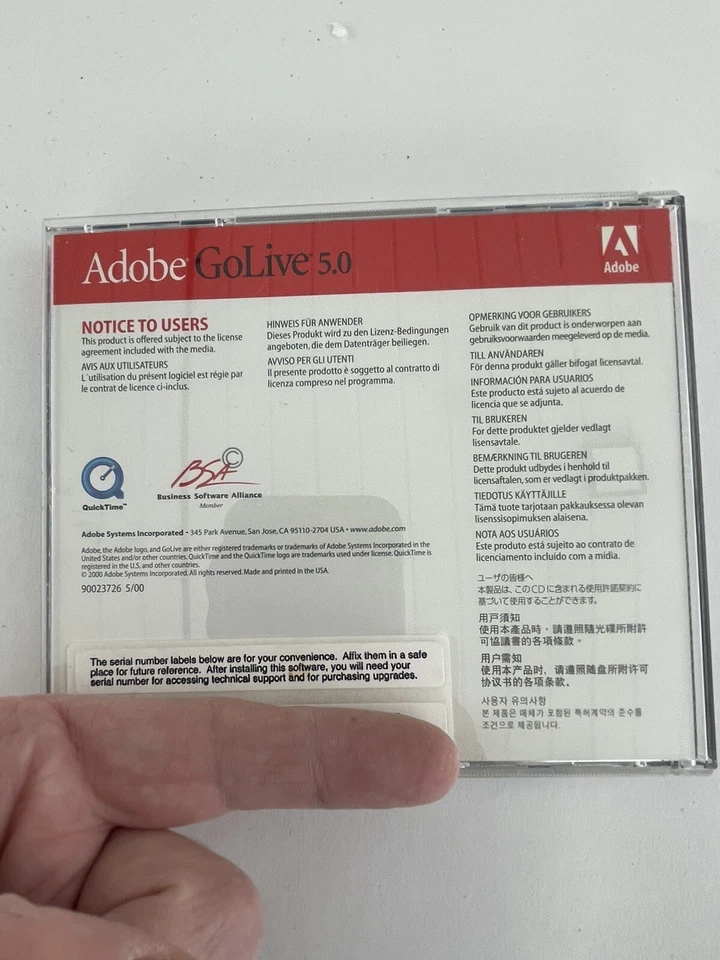 Adobe GoLive 5.0 for Macintosh with Serial Number - Computer Software - Image 2 of 4