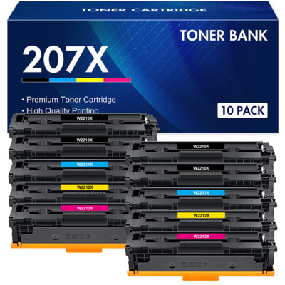 SET Toner Für HP 207A/X Color LaserJet Pro MFP M283fdw/fdn M255dw/nw M/N CHIP