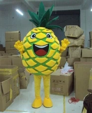 cartoon pineapple Mascot Costume Cosplay Party Dress Clothing Halloween Adult