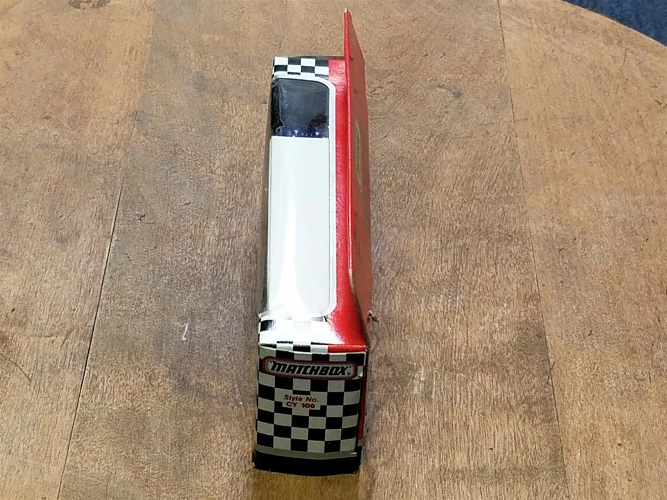 Matchbox White Rose Transporters Super Star 1991 1:87 Bill Elliott/Melling Ford Foto 4 de 4