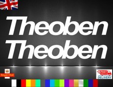 THEOBEN AIR RIFLE CASE STICKER, BOX STICKER, LOCKER STICKER AIR RIFLE X2 COLOUR