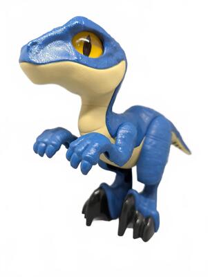 Jurassic World Imaginext Blue Raptor Plastic Figure Jurassic Park