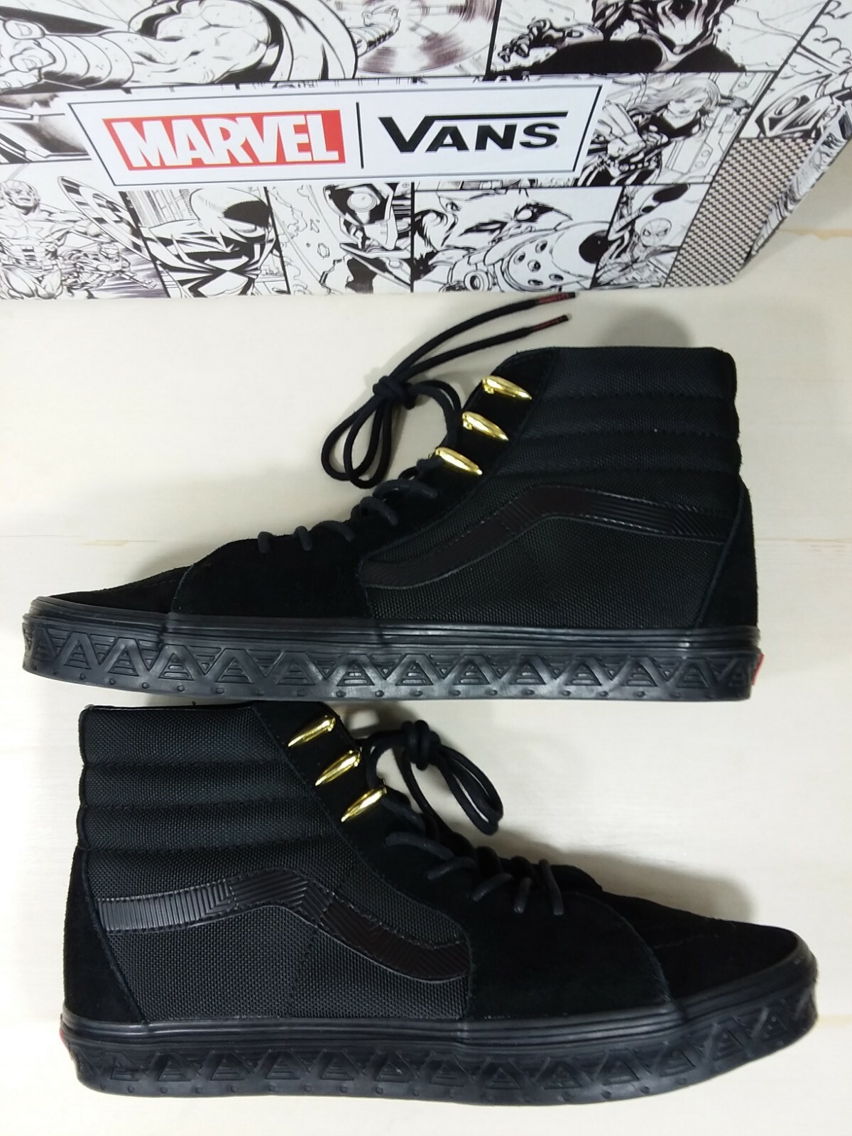 Vans Sk8-hi X Marvel "Black Panther" ships FAST! image 4