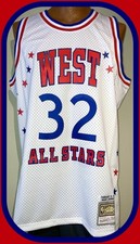 Magic Johnson Mitchell & Ness Adult XL 1983 NBA All Star West Swingman Jersey