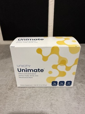 Unicity Unimate Yerba Mate Drink Mix   30 Stick Packs (NEW, Exp 2027)