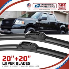 Front Windshield Wiper Blade 20''&20'' Set For 1999-2007 Ford F-150 F-250 F-350