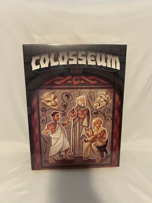 TMG Colosseum Board Game (Kickstarter Ed) Box NIS Exclusive Sleeve Metal Coins