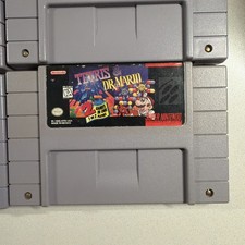 4 SNES Super Mario Bundle - World + Yoshis Island + Mario Kart + Dr Mario Tested