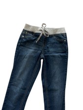 Girls Size 8 Pull On Skinny jeans In Blue With Stretch