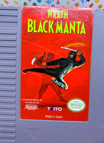 Wrath of the Black Manta (Nintendo NES, 1990) - Cart Only