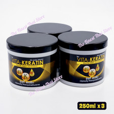 Vita Keratin Treatment Salon Daily Silky Straight Regular Size 250ml x3