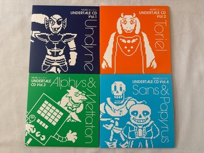 UNDERTALE Music Engine CD Vol.1-4 Set Japan Official Soundtrack