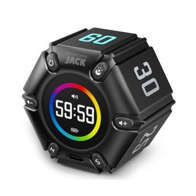Jack Pomodoro Timer - Productivity Cube, Visual Focus Timer, Mute & Vibration...