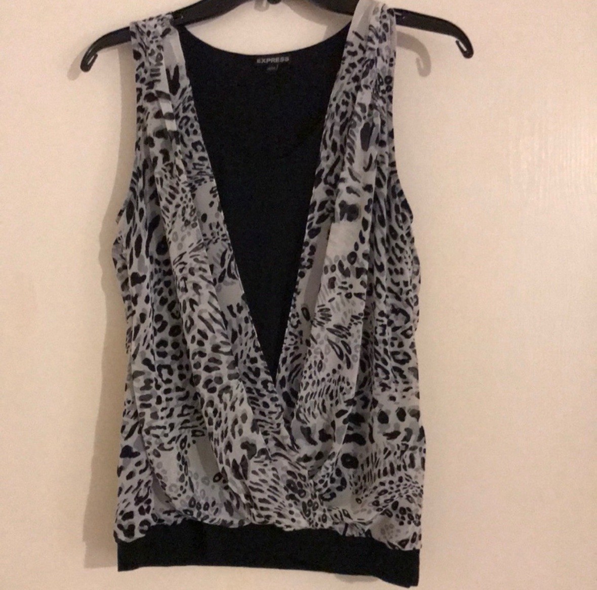 Express Leopard Double Tank, Size Medium - image 1