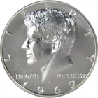 1969 S Kennedy Half Dollar Choice Proof Silver Clad 50c Coin Collectible