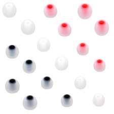Silicone Earbud Replacement Tips 9 Pairs S M L Color19