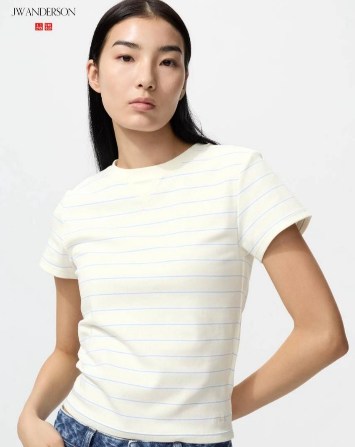 UNIQLO and JW ANDERSON Mini T-shirt 2026 Women Size XS-XXL 2 Colors 484266