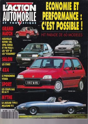 L'ACTION AUTOMOBILE NR. 349 SUZ VITARA / POLO / CORSA / JAG TYPE E / ROVER 100