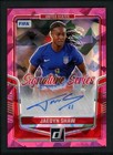 2024-25 JAEDYN SHAW AUTO PANINI DONRUSS FIFA SIGNATURE SERIES ICE CRACKE DPINK
