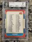 New Listing1986-87 Fleer Checklist Cards 1-132 #132 W/Michael Jordan BGS 7