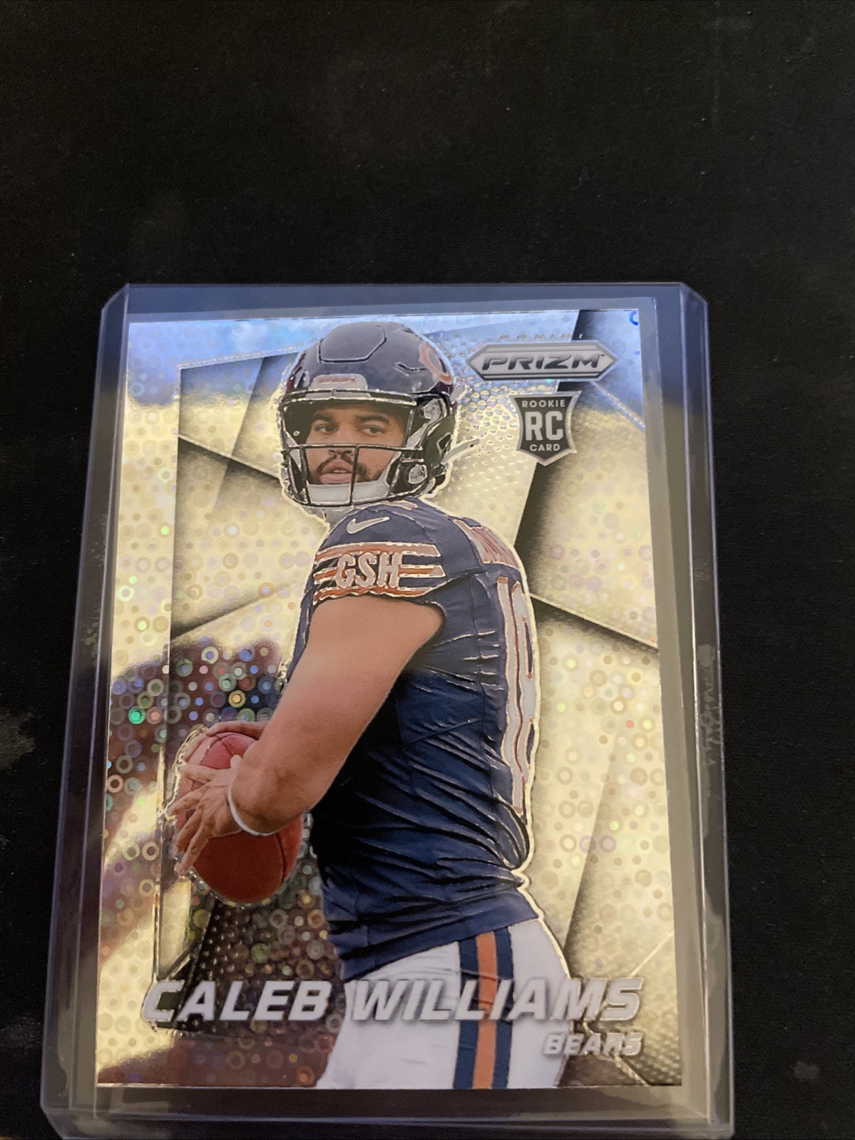 2024 Panini Prizm - Prizm Flashback Rookie Caleb Williams #1 No Huddle Prizm