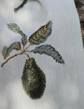 Avocado Almond DMC Tapestry Counted Cross Stitch Pattern Needlepoint 