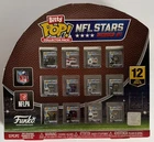 Funko Bitty Pop! NFL Stars Collector Set of 12 Figures Series #1 Allen Mahomes