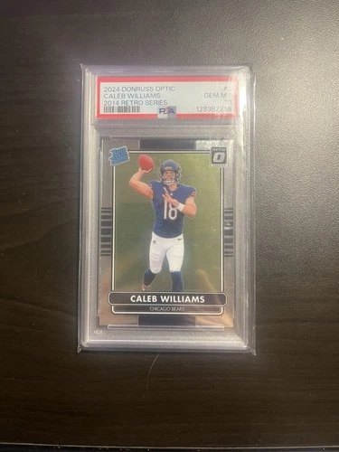 2024 Panini Donruss Optic - 2014 Retro Series Caleb Williams #1 (RC) PSA 10