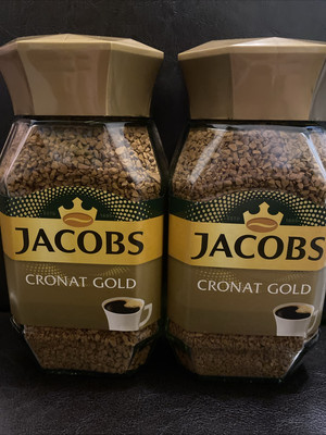 Lot 2 JACOBS Gold  Instant Coffee 7.05oz/ 200g ,((2 Big Jars Or 4 Small Jars)
