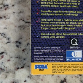 SEGA Tempo Sega Genesis 32X 1995 NTSC Manual Included QSound Audio Platformer