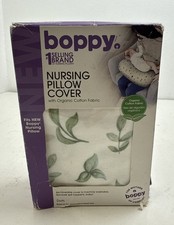 Boppy Nursing Pillow Cover, Organic Green Leaves, Single Cover