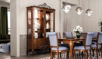 Wohnzimmer Anrichte Glas Schrank Vitrine Esszimmer Anrichte Holz SchräNke MöBel