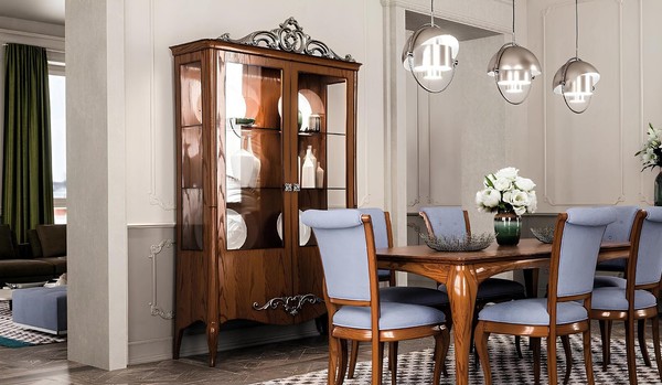 Wohnzimmer Anrichte Glas Schrank Vitrine Esszimmer Anrichte Holz SchräNke MöBel-image