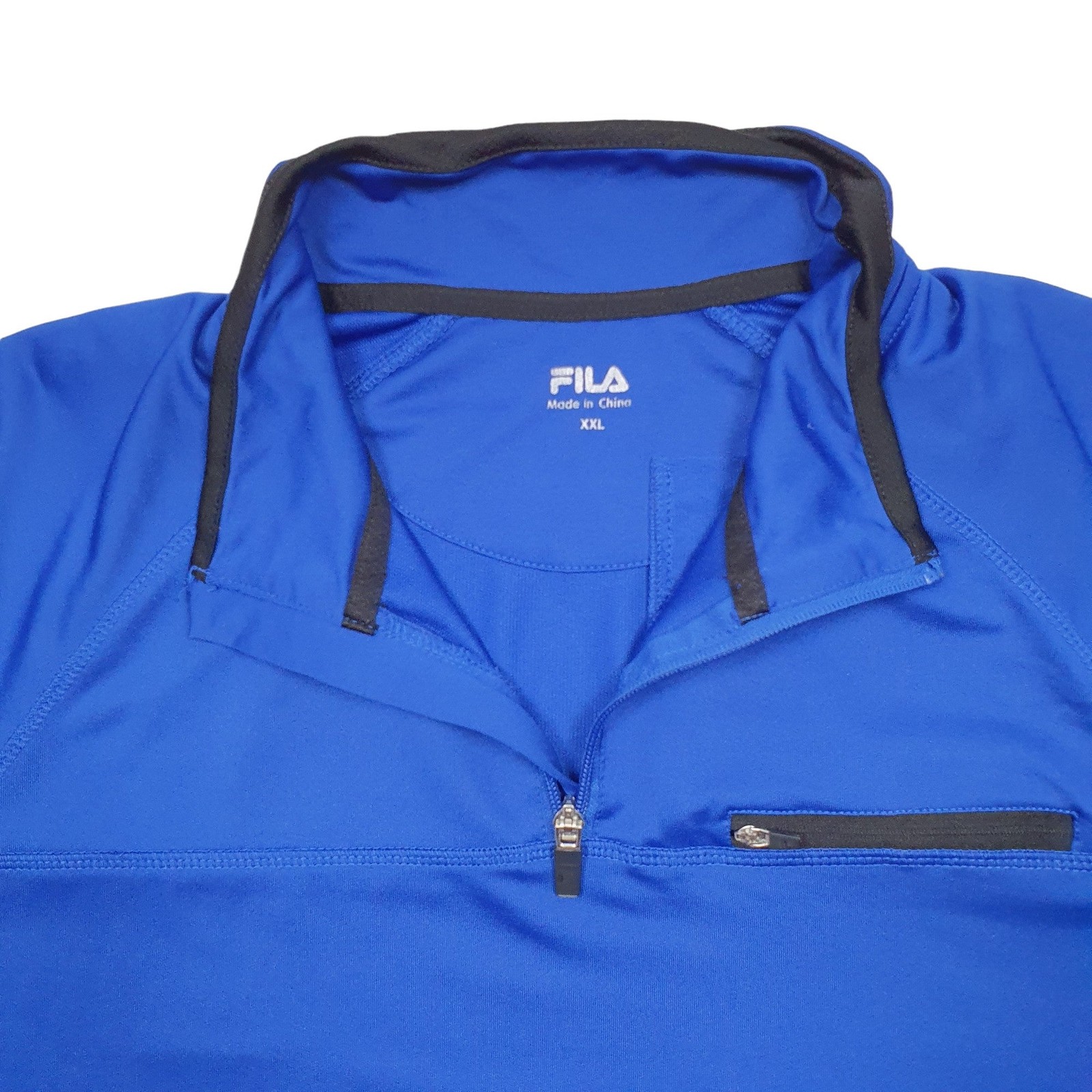 CHAMPION 1/4 Quarter Zip Polyester Jumper Sweatshirt Mens XL image 2