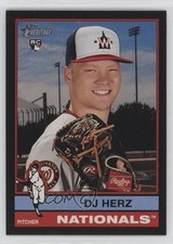 2025 Topps Heritage Black Border DJ Herz #289 tw0