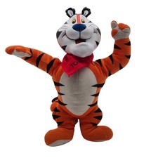 Kellogg's Talking Tony Tiger Doll Frosted Flakes Tested Works Fun-4-All 1998