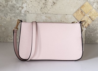 Michael Kors Medium Saffiano Leather Crossbody Bag Powder Blush
