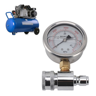 #ad #ad Pressure Washer Gauge 6000psi High Pressure 3 8in Quick Connect Parts WT $25.34