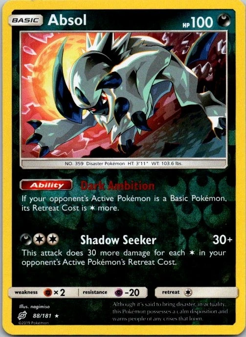 rare absol pokemon card Absol Pokémon TCG Cards for sale